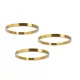 KING HOME MSE0000606060 RING Modern Led Függesztett Lámpa Arany LED IP20