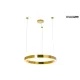 King Home MOOSEE RING LUXURY MSE010100150 Függőlámpa 1x30W/LED 3000K 2400LM IP20