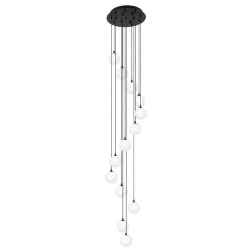 KAJA KP-29 ASPEN Fekete Színű Függeszték 13xG9 10W IP20