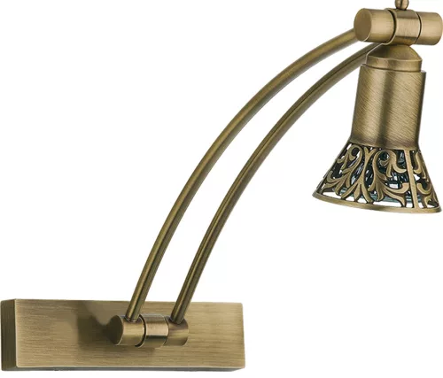 képmegvilágító lámpa patina színű vázzal és fém testtel beltéri használatra kutek-coc-pods-1-p350 - moretti.hu