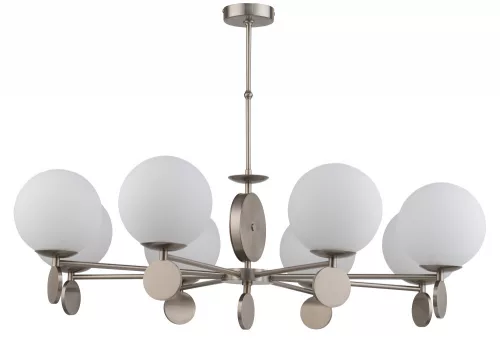 csillár nikkel színű vázzal és fém testtel beltéri használatra kutek-dim-zw-8-n - moretti.hu