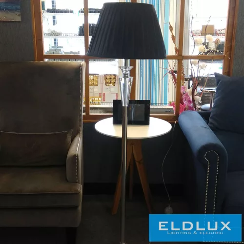 ELDLUX SHINY kristályüveg álló lámpatest króm E27