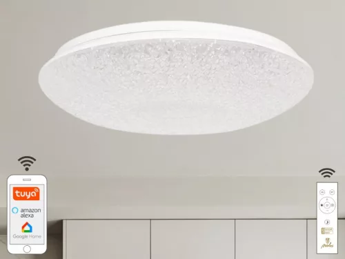 LED mennyezeti lámpa OPÁL + távvezérlő + Wifi 48W - LC902C