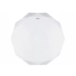   Strühm Diana 24 W-os ø400 mm sokszög alakú natúr fehér mennyezeti lámpa IP44-es védettségű