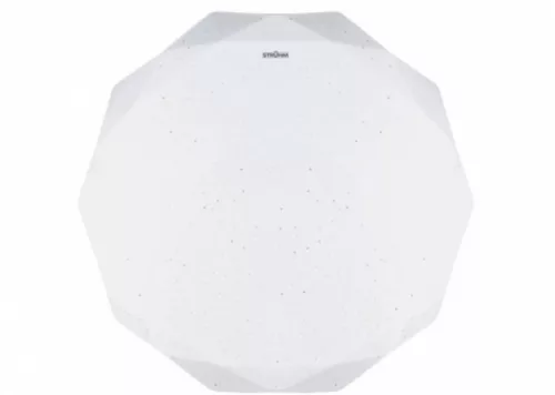 Strühm Diana 24 W-os ø400 mm sokszög alakú natúr fehér mennyezeti lámpa IP44-es védettségű