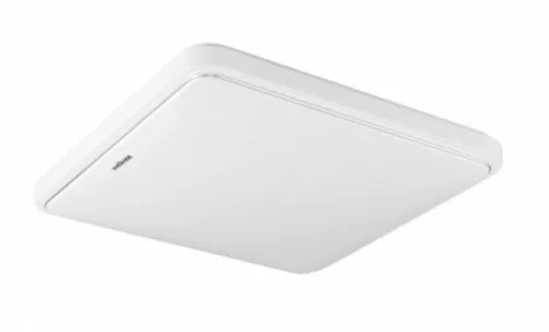 Strühm Sola Slim 28 W-os 330x330 mm négyzet alakú natúr fehér mozgásérzékelős mennyezeti lámpa IP44-es védettségű