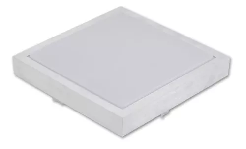 MasterLED Solen 270x270 mm négyzet alakú fehér mennyezeti lámpa E27 foglalattal