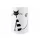 Strühm Zyta asztali lámpa fehér cica mintával