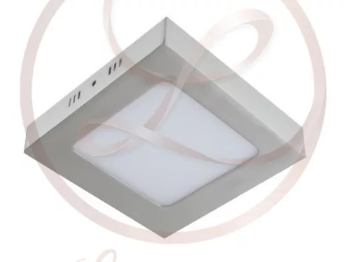 Strühm Martin 18 W-os falon kívüli natúr fehér matt króm négyzet alakú LED-es mennyezetlámpa