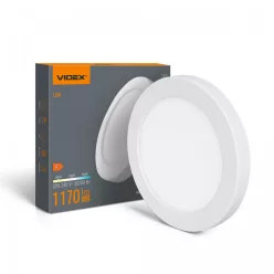   VIDEX DL6R LED Mennyezeti Lámpa 12W 3000K-4000K-6500K 220V Fehér