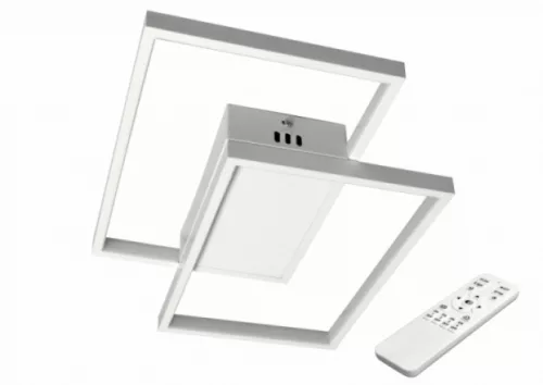 MasterLED Galaxis Polaris 45 W-os 42x30 cm fehér LED távirányítós mennyezeti lámpa