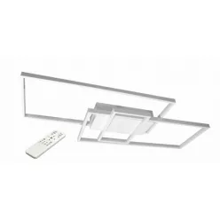   MasterLED Galaxis Vela 90 W-os 83x36 cm fehér LED távirányítós mennyezeti lámpa
