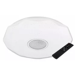   MasterLED Diami 24 W-os 400mm szabályozható színhőmérsékletű sokszög alakú mennyezeti lámpa