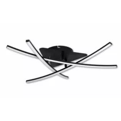   MasterLED Modena Loria 29 W-os ø62 cm natúr fehér fekete LED mennyezeti lámpa