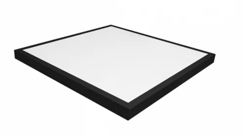 MasterLED 40 W-os szögletes 60x60 cm natúr fehér fekete keretes falon kívüli led panel