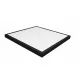 MasterLED 40 W-os szögletes 60x60 cm natúr fehér fekete keretes falon kívüli led panel
