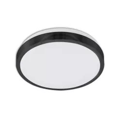  MasterLED Solen Ø330 mm kerek fekete mennyezeti lámpa E27 foglalattal