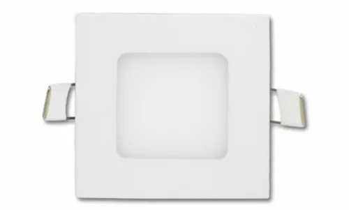 EcoLight 6 W-os süllyesztett natúr fehér négyzet alakú LED-es mennyezetlámpa