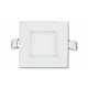 EcoLight 6 W-os süllyesztett natúr fehér négyzet alakú LED-es mennyezetlámpa