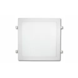   EcoLight 12 W-os süllyesztett natúr fehér négyzet alakú LED-es mennyezetlámpa