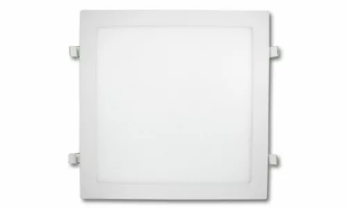 EcoLight 12 W-os süllyesztett natúr fehér négyzet alakú LED-es mennyezetlámpa
