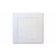 EcoLight 6 W-os falon kívüli natúr fehér négyzet alakú LED-es mennyezetlámpa