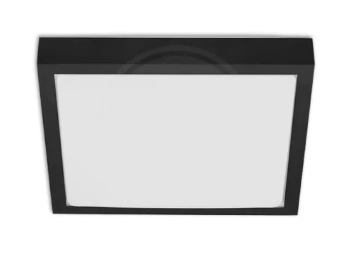 MasterLED Solen 270x270 mm négyzet alakú fekete mennyezeti lámpa 2xE27 foglalattal