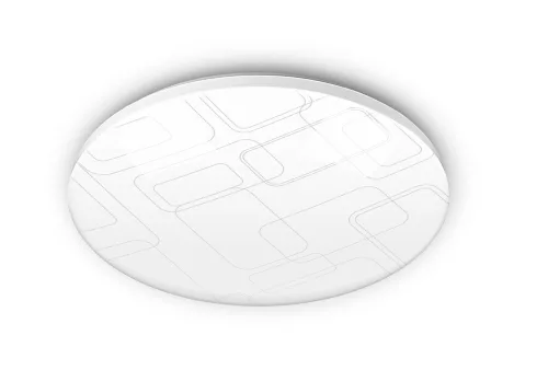 Videx Mila 24 W-os ø326 mm kör alakú natúr fehér mennyezeti lámpa IP44-es védettségű