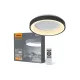 Videx Led Edge 72 W-os ø450mm fekete LED távirányítós mennyezeti lámpa