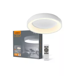   Videx Led Edge 72 W-os ø450mm fehér LED távirányítós mennyezeti lámpa