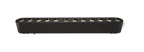 MasterLED LUXO Linea 12-W-os fekete mágneses sínes lámpa 4000K 48V