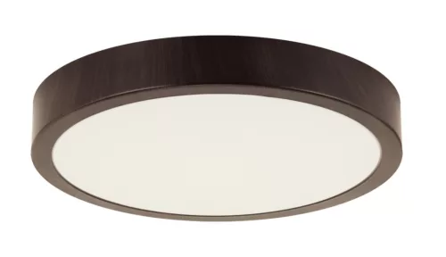 Strühm ATUT kör alakú 24W-os LED lámpa wenge 380x380 mm IP44-es védettségű