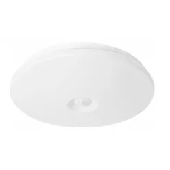   EcoLight LED 12 W-os ø260 mm beépített mozgásérzékelős kerek fehér mennyezeti lámpa IP44-es védettségű