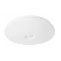   EcoLight LED 18 W-os ø330 mm beépített mozgásérzékelős kerek fehér mennyezeti lámpa IP44-es védettségű