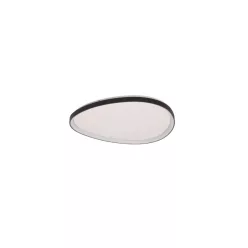   Stone Danube 36W-os 500x500mm 3000-6500K fekete színű távirányítós mennyezeti lámpa