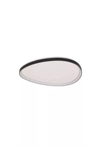 Stone Danube 36W-os 500x500mm 3000-6500K fekete színű távirányítós mennyezeti lámpa