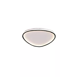   Stone Tagus 48W-os 490x490mm 3000-6500K fekete színű távirányítós mennyezeti lámpa