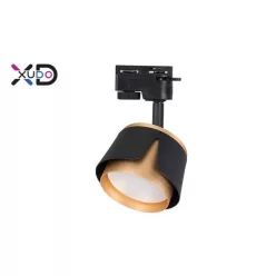   MasterLED Bud fekete/arany 1 fázisú sínre szerehető lámpa keret GX53-as foglalattal