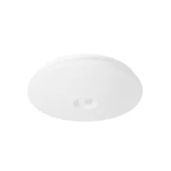   EcoLight LED 24 W-os ø380 mm beépített mozgásérzékelős kerek fehér mennyezeti lámpa IP44-es védettségű