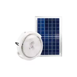   MasterLED Napelemes 120 W-os mennyezeti lámpa beépített alkonyatérzékelővel és távirányítóval