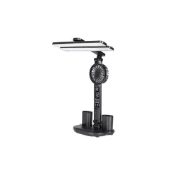   MasterLED Summer 9W-os asztali lámpa beépített ventilátorral 3000-6500K fekete