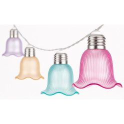 MasterLED Napelemes harang alakú girland 10 led 3 8 m