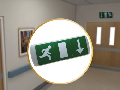 LED Vészvilágítás 3W / 3h / IP20 - LEL401