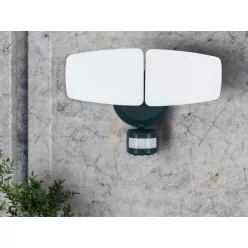   Kültéri szürke LED reflektor PIR érzékelővel 24W/3000K/4000K/6000K - LFX225