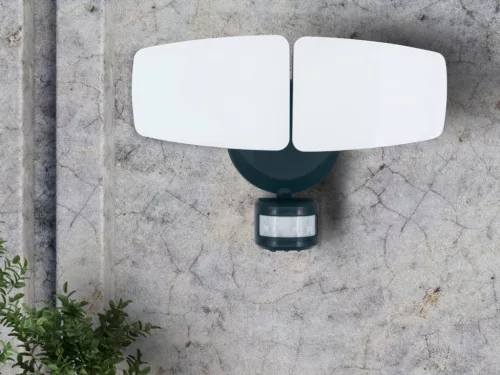 Kültéri szürke LED reflektor PIR érzékelővel 24W/3000K/4000K/6000K - LFX225