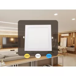   LED beépített panel 18W / PS / SMD / 3000K - 4000K - 6000K / WH - LPL234