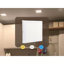   LED panel falon kívüli 18W / PSSF / SMD / 3000K - 4000K - 6000K / WH - LPL434