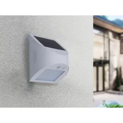 LED fehér fali napelemes lámpa 3W / 3000K / 4000K - LS125