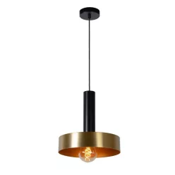 függesztett lámpa bronz színű vázzal és fém testtel beltéri használatra lucide-30472-30-02 - moretti.hu