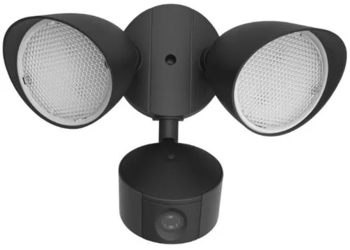 LUTEC 7622220012 DRACO Fali Lámpa Mozgásérzékelővel Fekete LED IP44